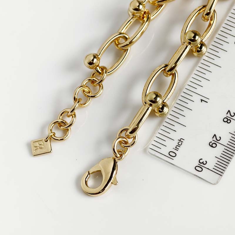 7.5″ Banana Republic Statement Chain Bracelet Chic Women Party Vacation Jewelry