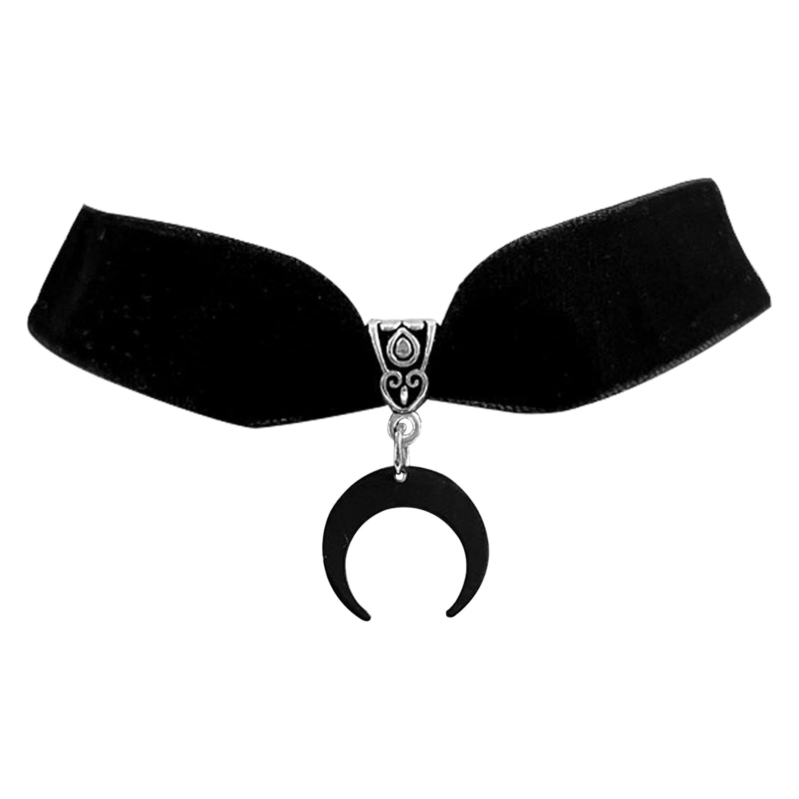 Gothic Necklace Bat Costume Women Goth Jewelry Vampire Costume Black Hallowee…
