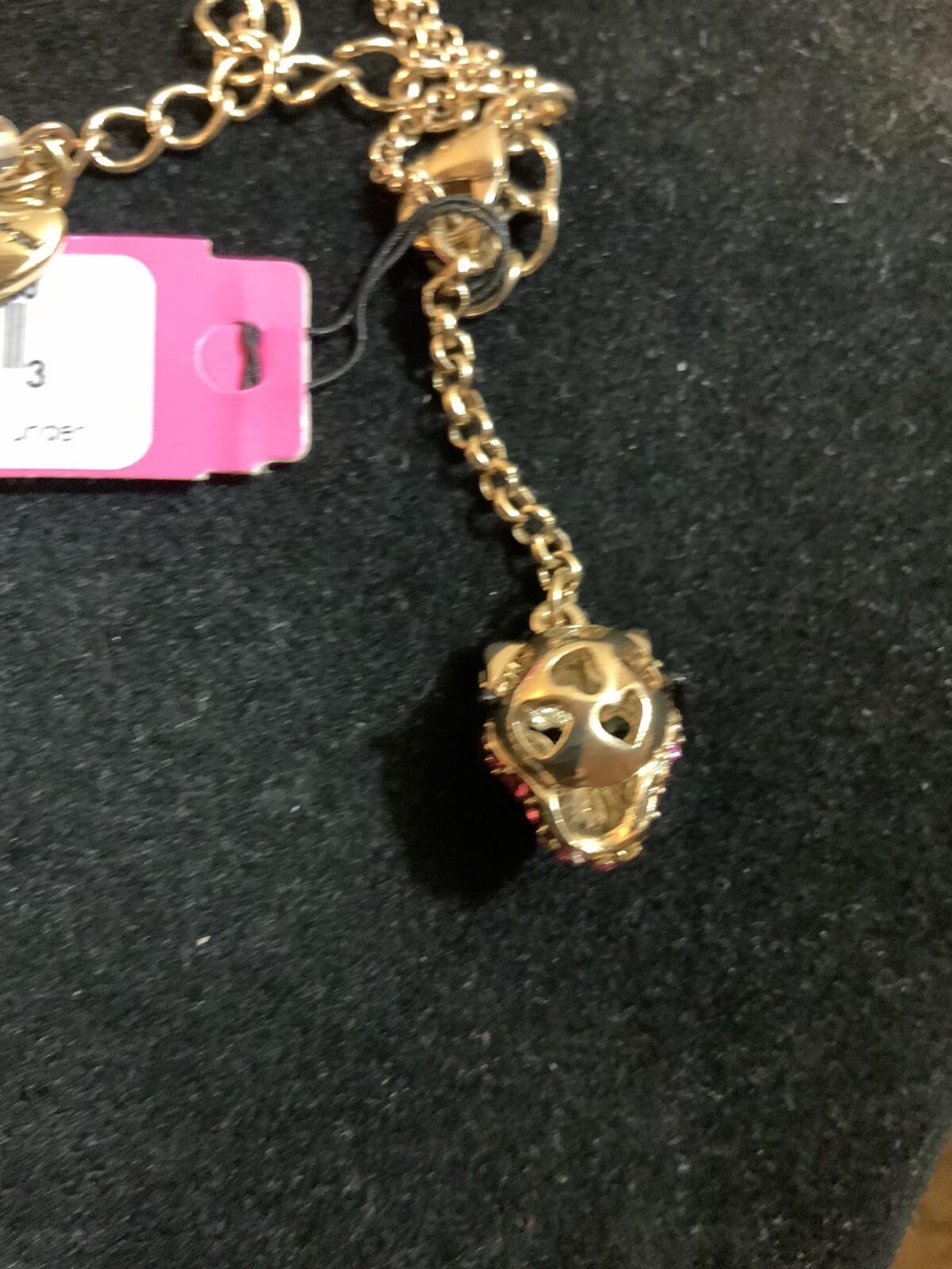Betsey Johnson White Angel with Dangling Devil Necklace Extremely Rare – 1