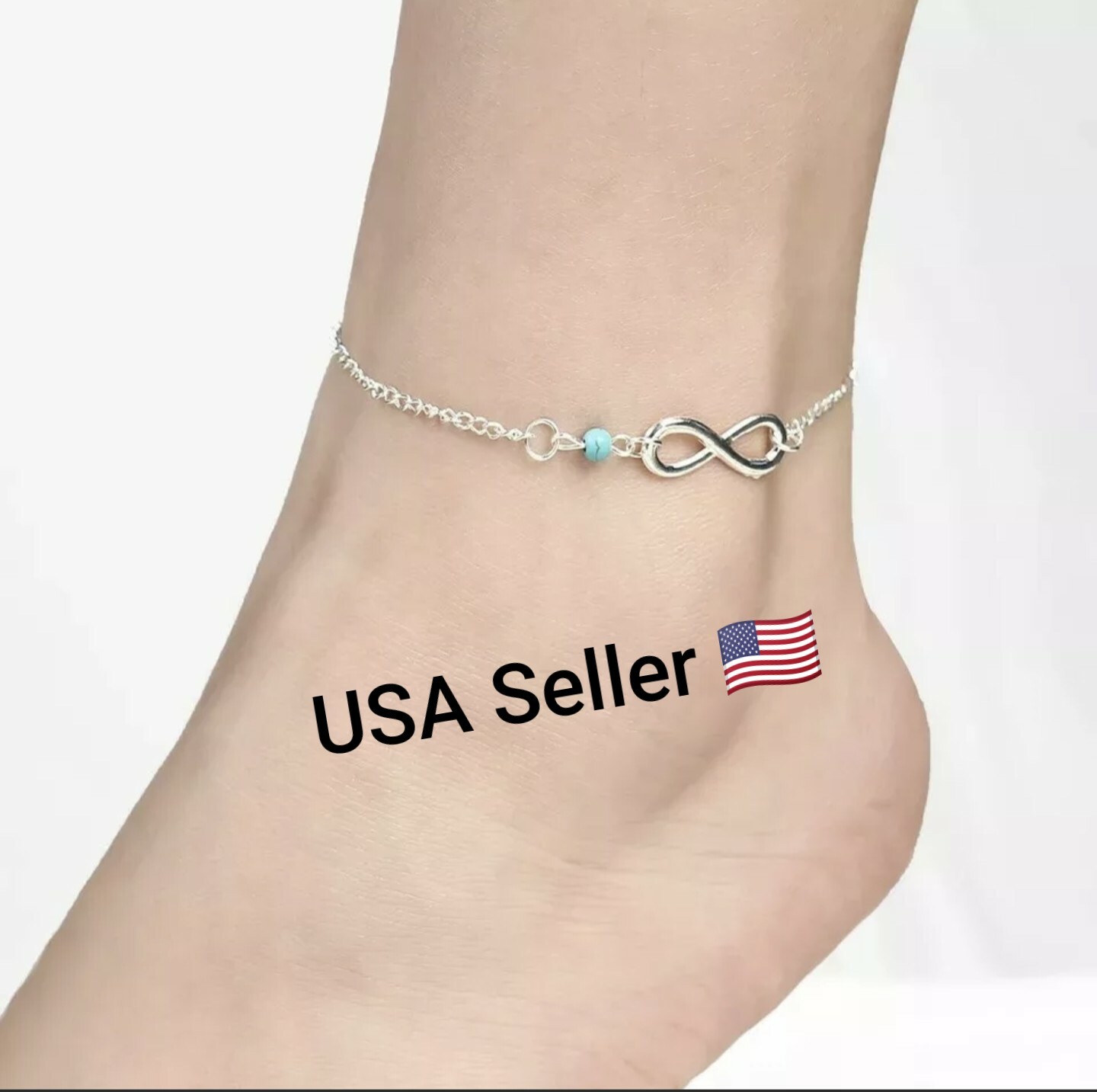 Infinite Double Jewelry Pendant Charm Bracelet Ladies Summer Anklet Fashion