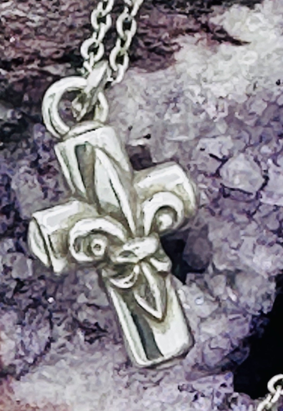 Brighton Royal Cross Petite Pendant Necklace Silver Tone Adjustable 16