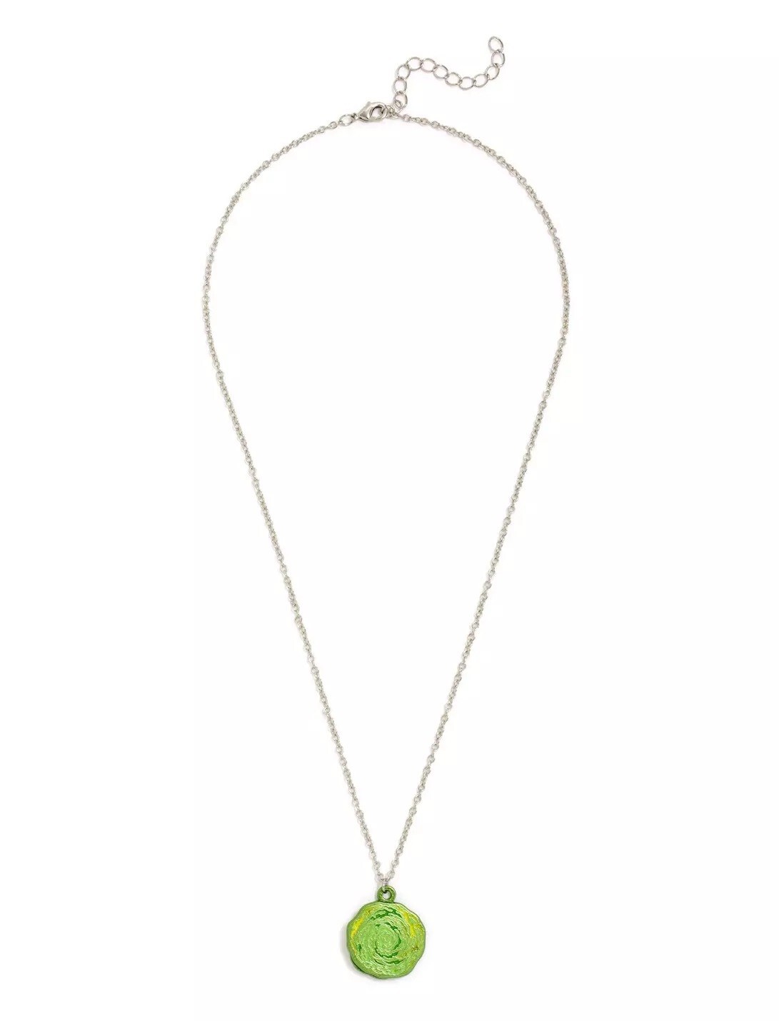 Rick and Morty Portal Spinning Pendant Necklace