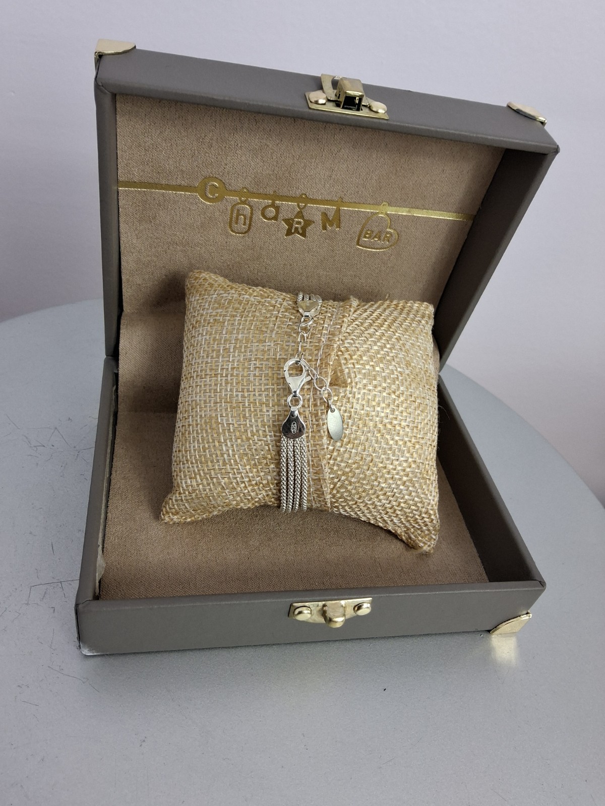 Dyadema 925 Italy Sterling Silver Multi-Strand Mesh Knot Bracelet, Signed