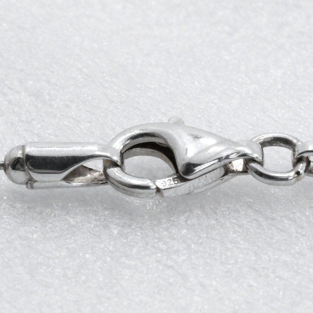 Gucci Bracelet Authentic Logo Plate 925 Silver Unisex 19.5cm From Japan