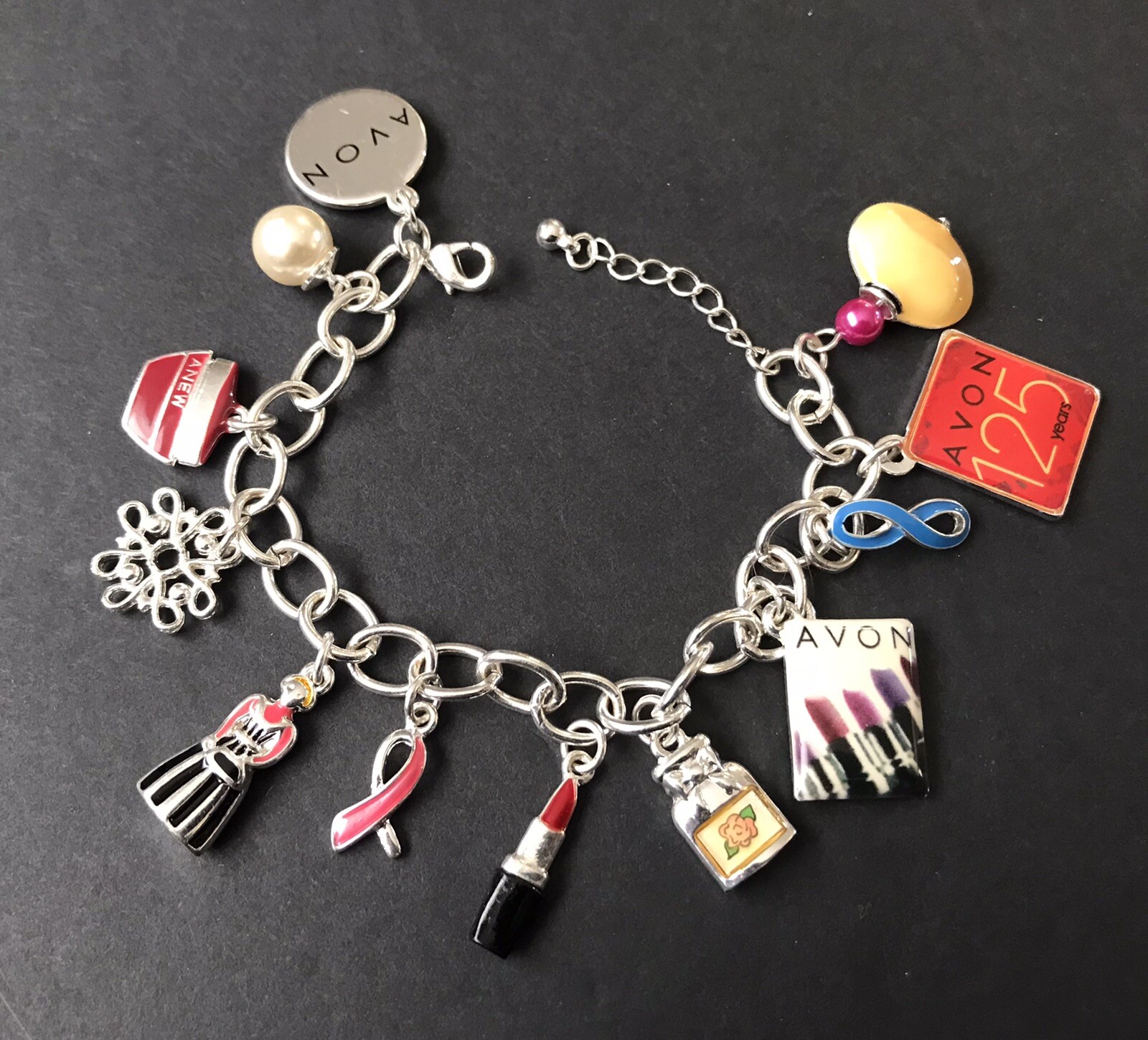 Avon 125th Anniversary Charm Bracelet
