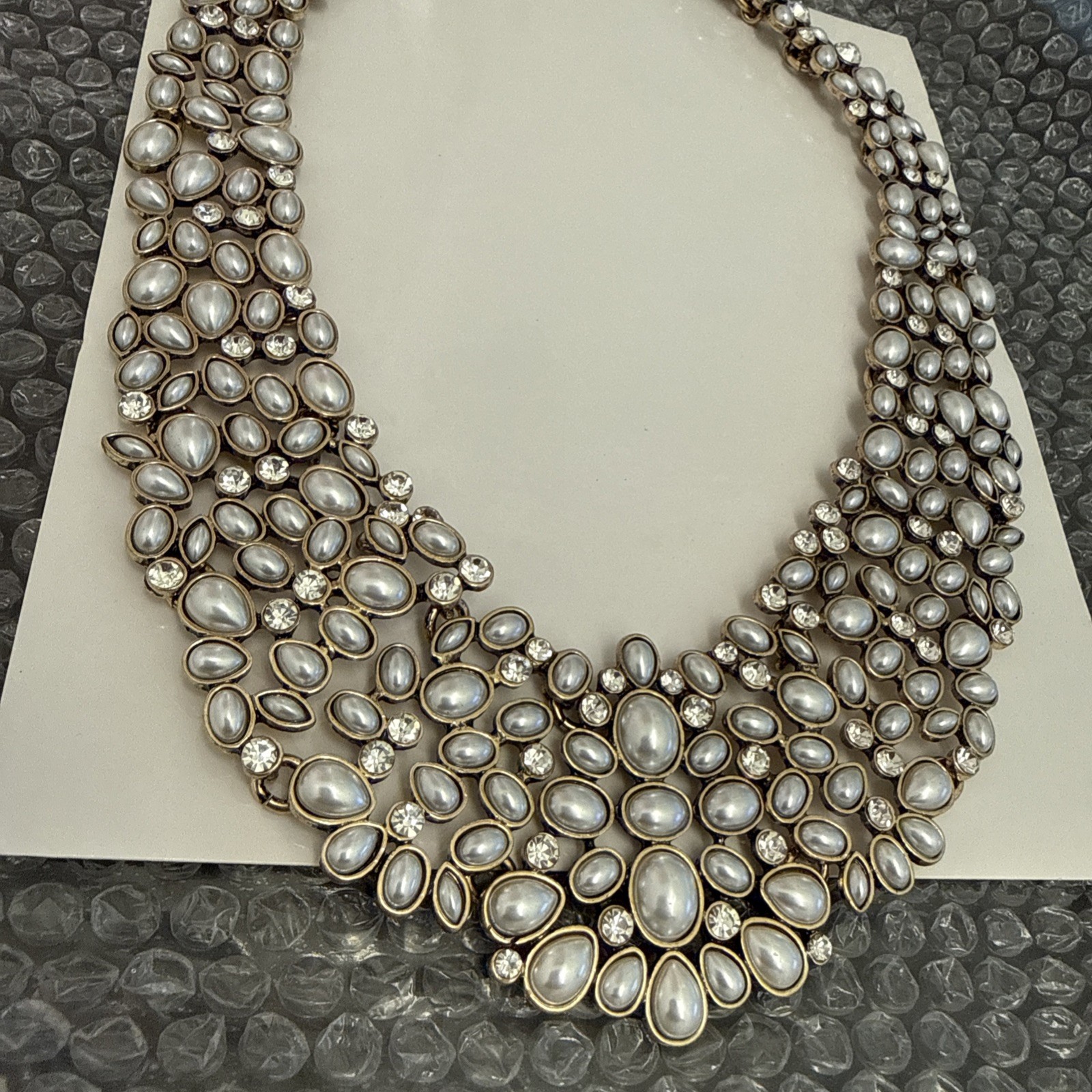 Baublebar Kew Collar Bronze Tone Statement Necklace