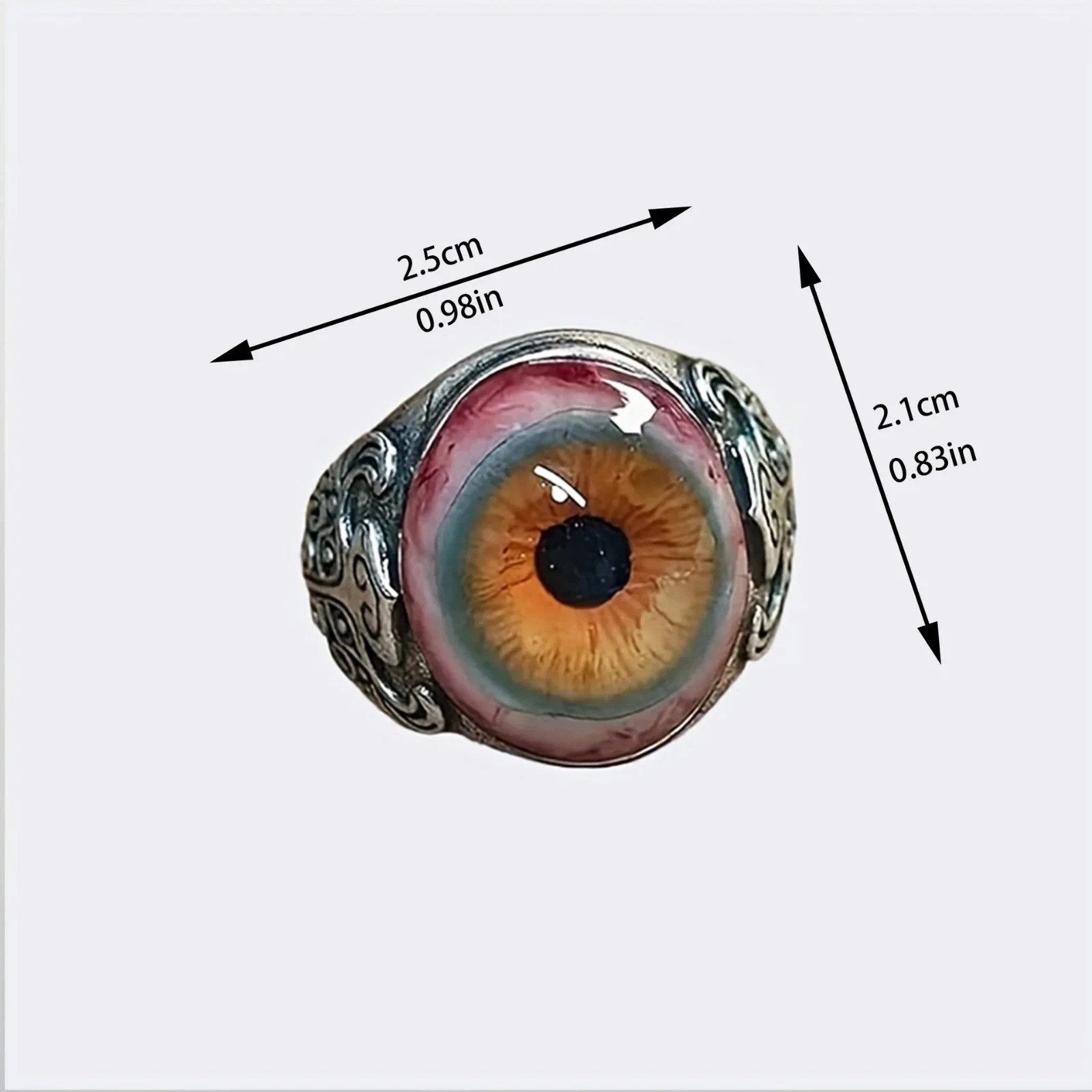 Adjustable Dark Lore Rings Eye Of The Curtain Ring Eyeball Design Rings Gifts