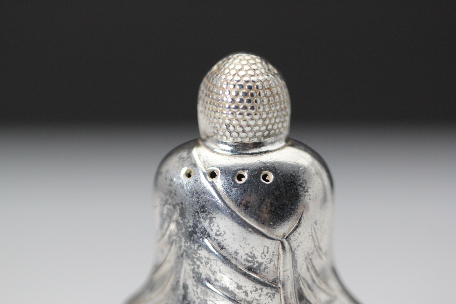 Vintage Sterling Silver 950 Buddha Salt/Pepper Shaker 10.3 Grams (PEN10360)
