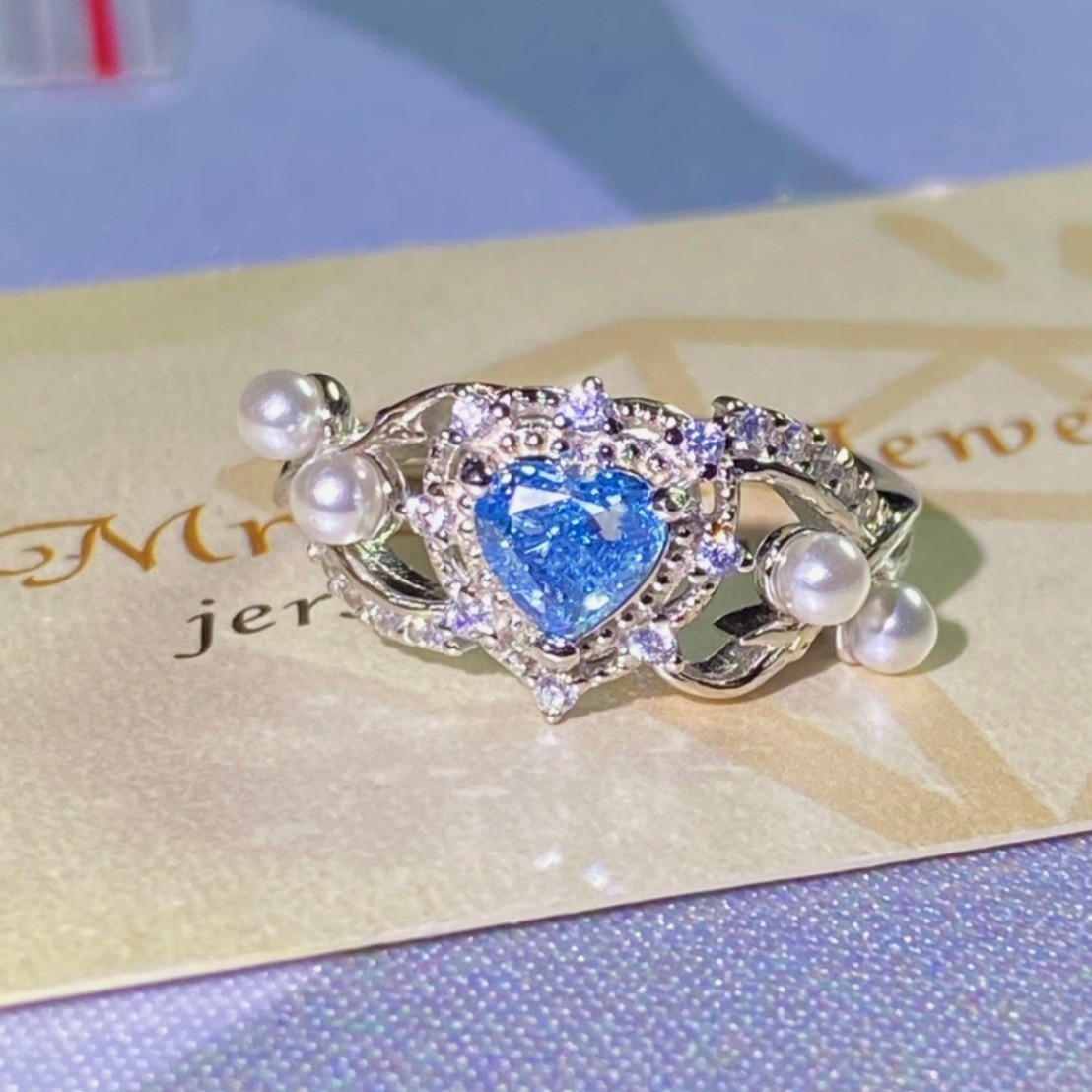 [jerseychou] Lab-Grown Diamond , 0.68ct , Fancy Vivid Blue , VS1 , IGI
