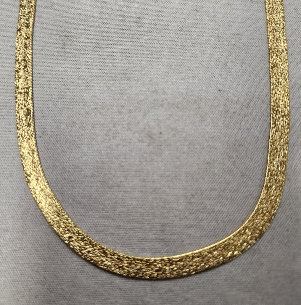 Sterling Forever 14K Gold Plated Bronx Chain Necklace 16″
