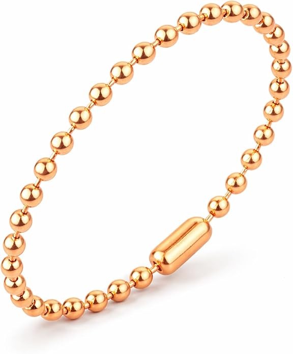 Pure Copper Bracelet for Men and Women – Natural Wellness Jewelry – Single o