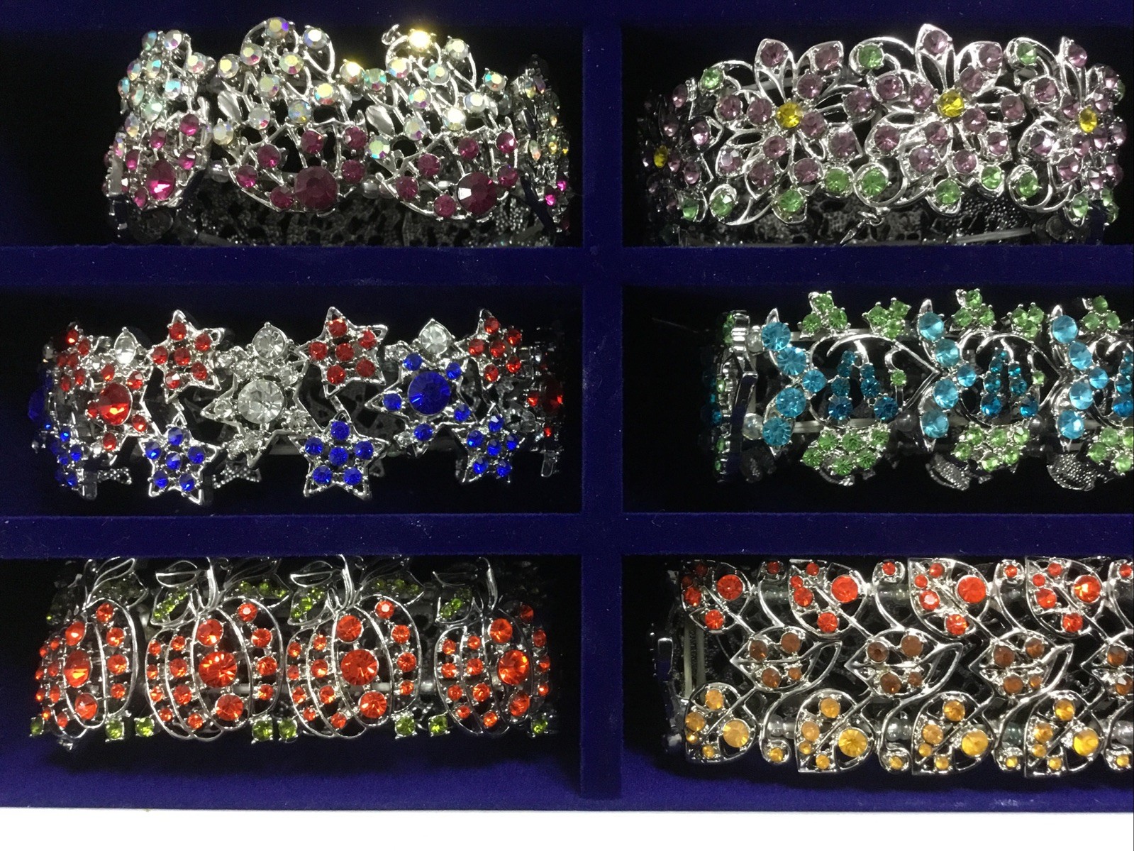 Willabee and Ward Sparkling Seasons Crystal Bracelets with Display Case