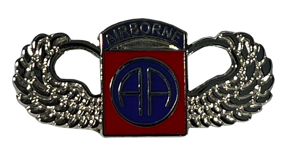United States Army 82nd Airborne Division Wings Lapel Hat Pin X1 Licensed