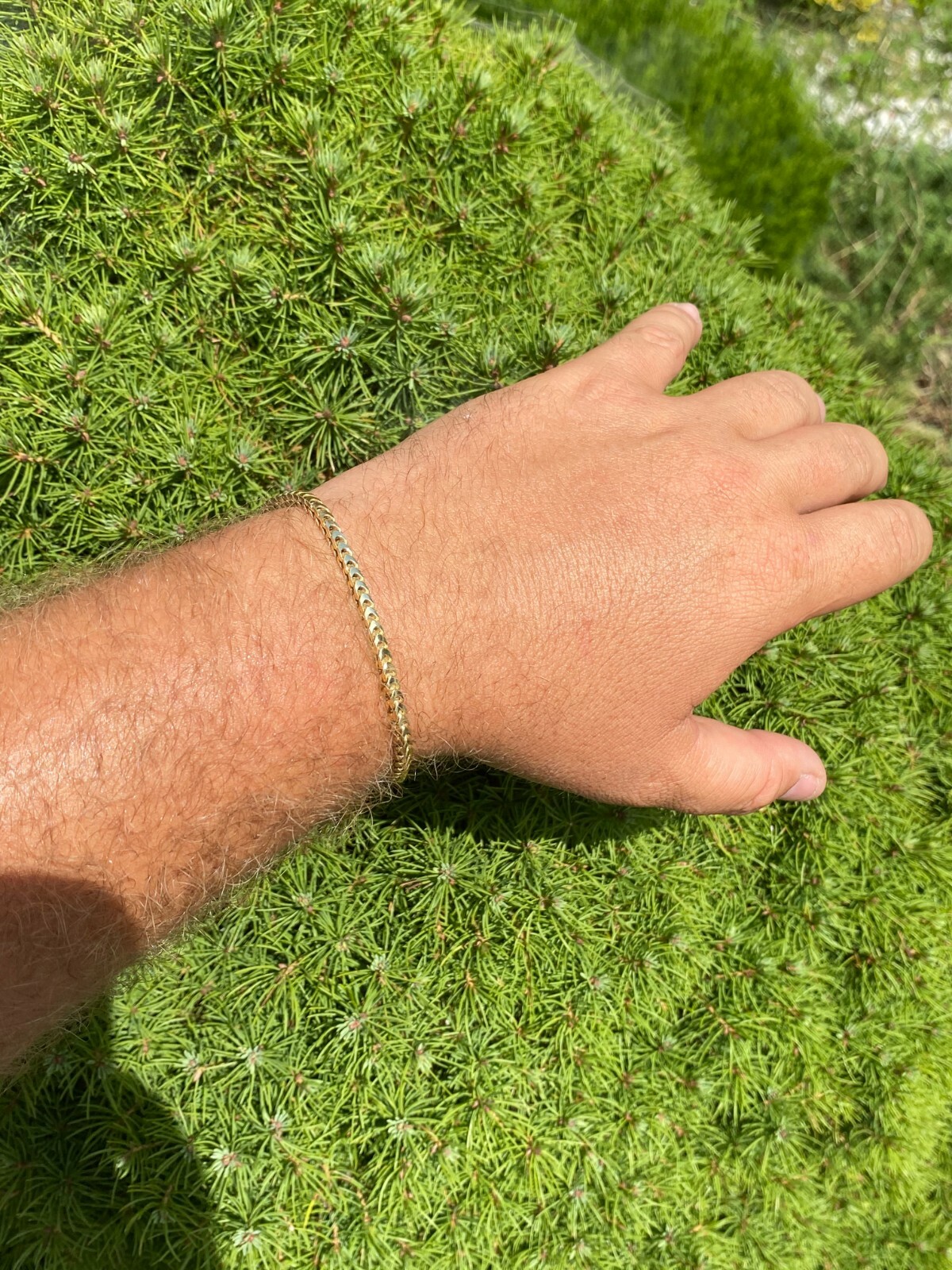 14k Gold Plated Real Solid 925 Sterling Silver Franco Bracelet 2.5-5mm HipHop