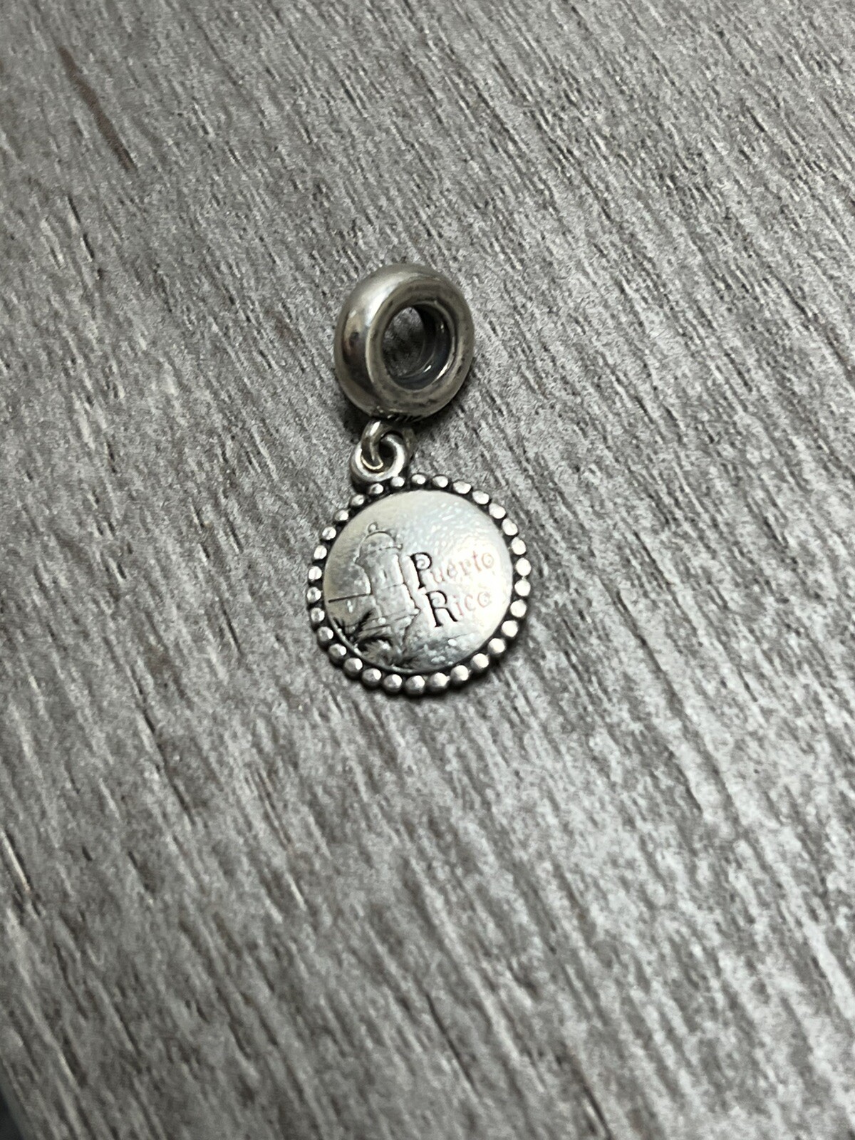 Pandora Puerto Rico Charm Dangle Charm Sterling Silver Dangle Charm 3.2