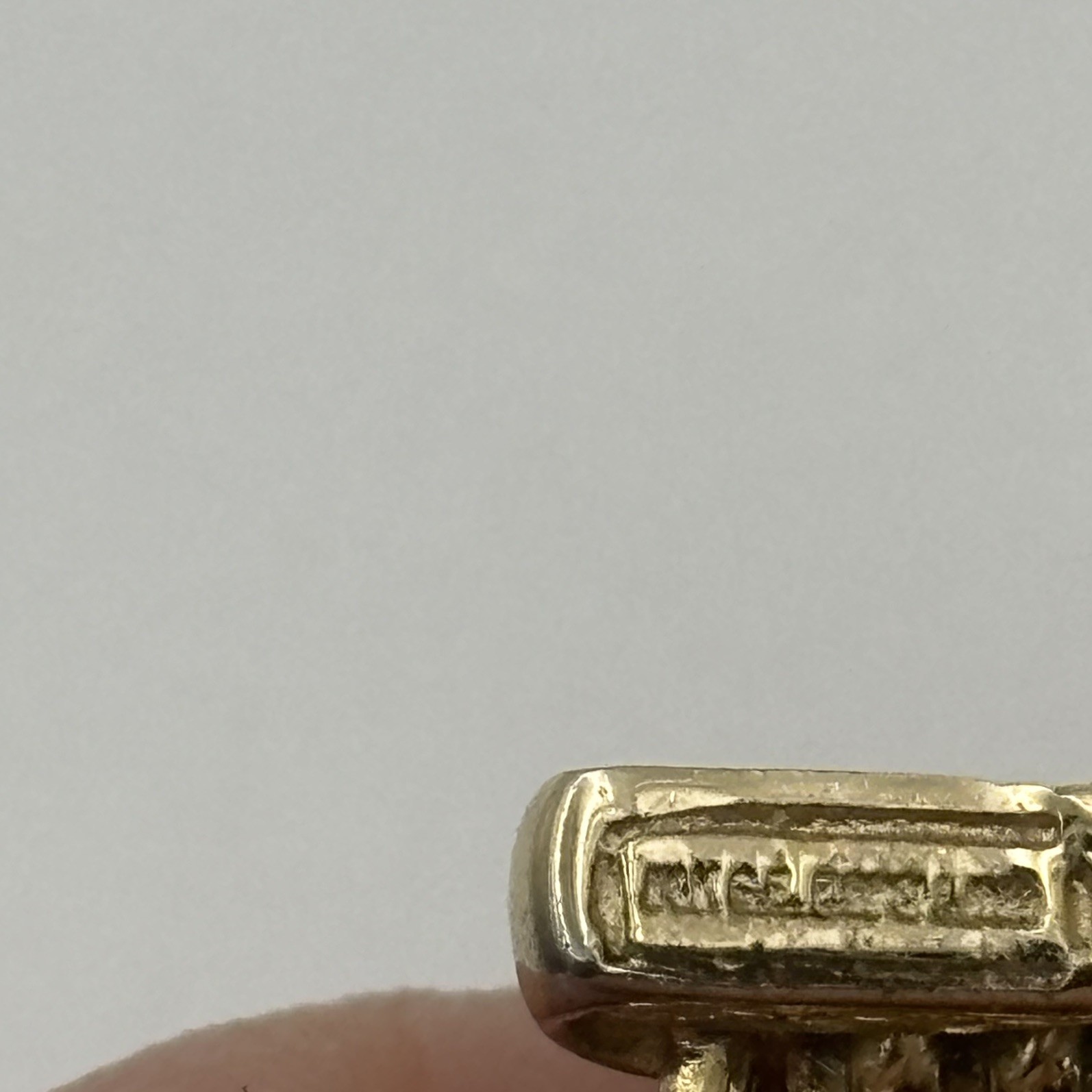 Woven Mesh Bracelet 14K Gold Electroplate ESPO Signed 7.5″ long; 0.75” wide 44g