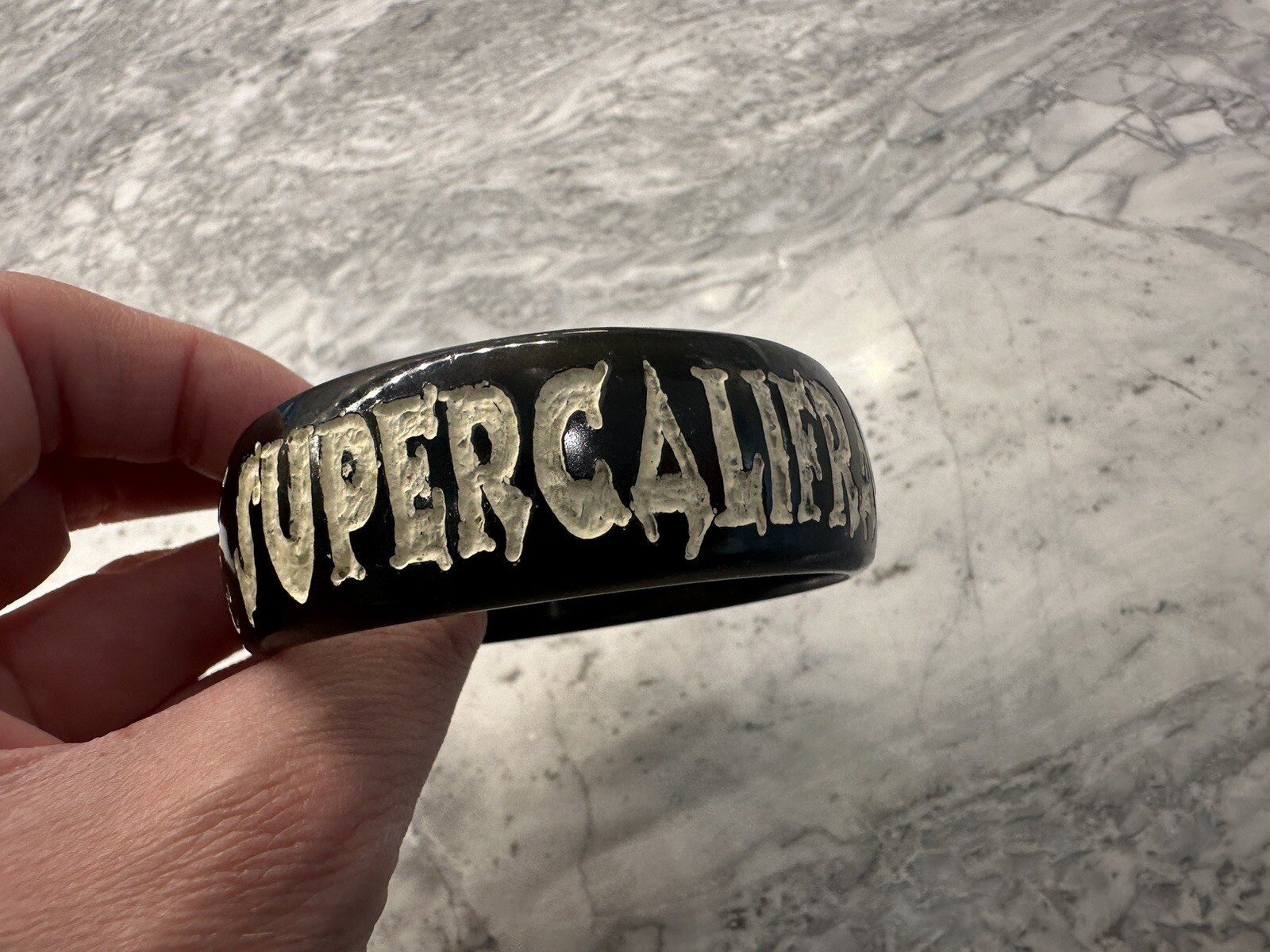 JKC Jessica Kagan Cushman Supercalifragilisticexpialidocious Bangle Bracelet Rar