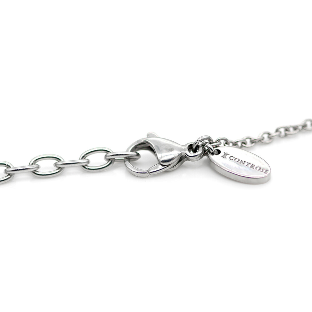 DINOSAUR NECKLACE TRICERATOPS SKELETON stainless steel pendant BY CONTROSE
