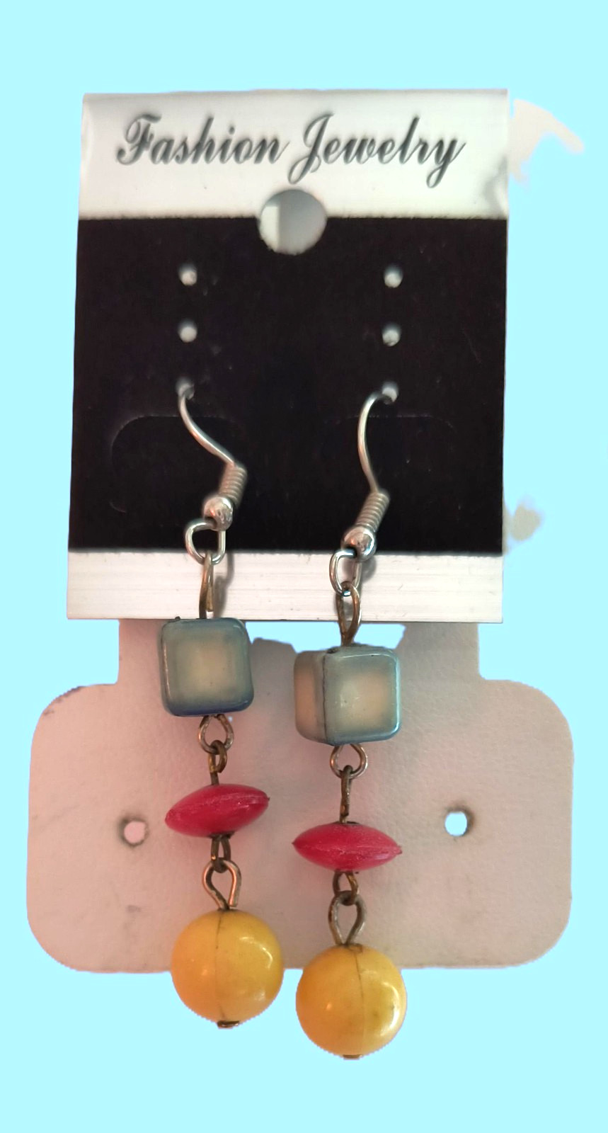 New Fashion Jewelry Multicolor Dangle/Drop Beaded Earrings for Pierced Ears 2.25
