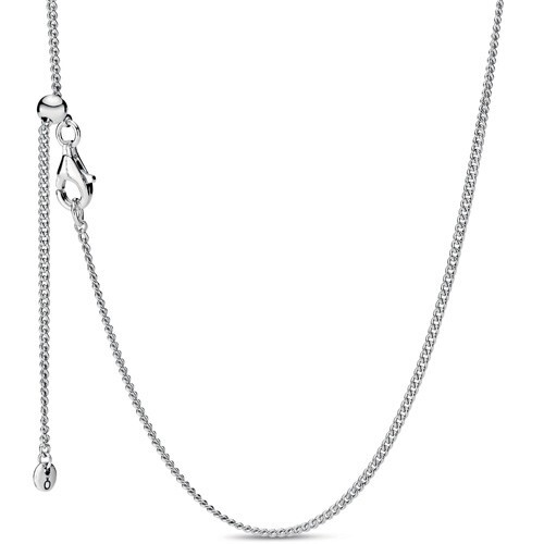 Authentic Pandora Pendant Chain, Curb Chain Necklace, #398283-60, 23.6″