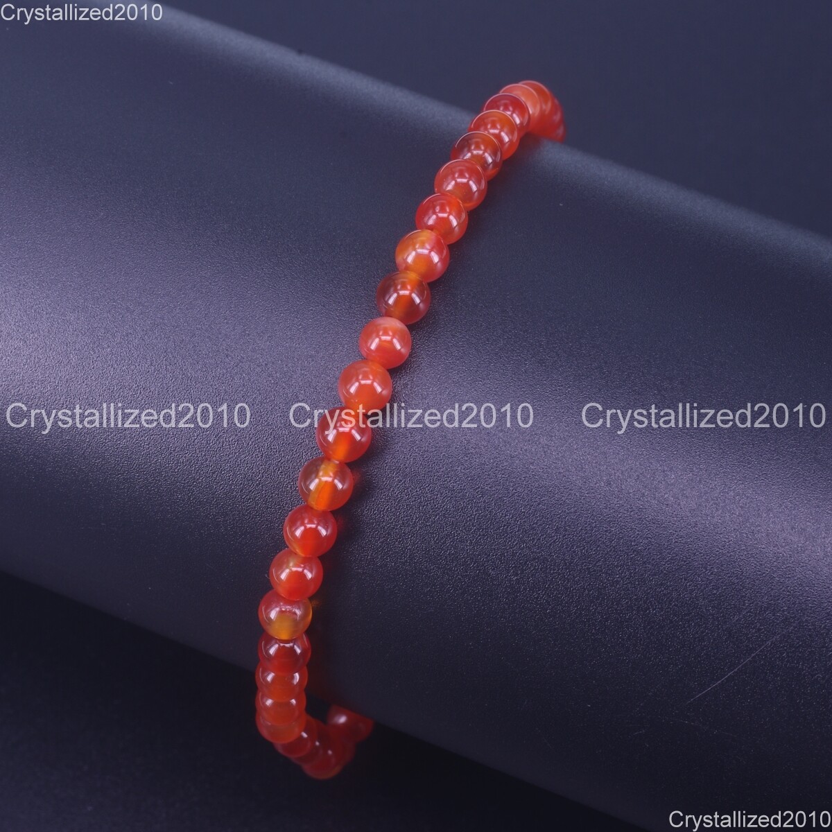 Handmade 4mm AAA Natural Gemstone Round Beads Stretchy Bracelet Healing Reiki 8″
