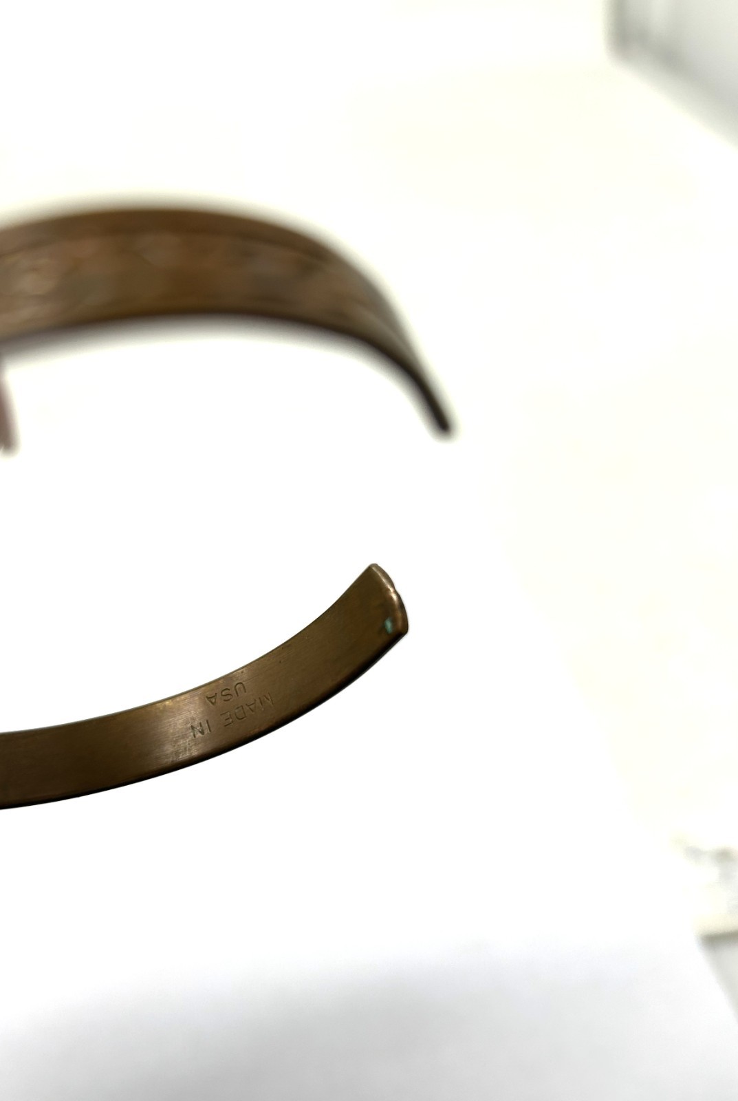 Lexis Solid Copper Cuff Bracelet 7” Arthritis Care Adjustable made in USA 17.7gr