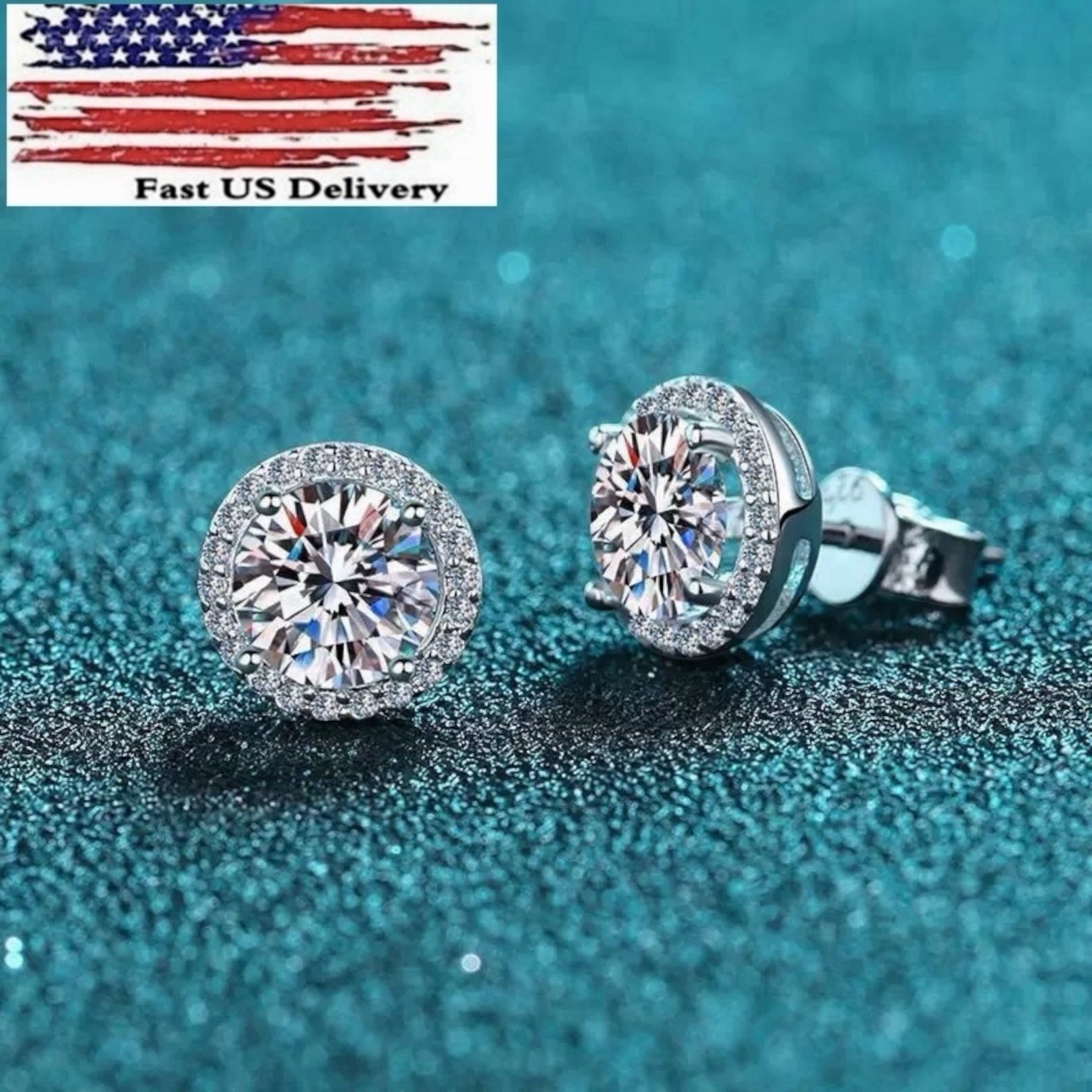 Silver Plated Stud Earrings for Women Fashion Jewelry Set A48