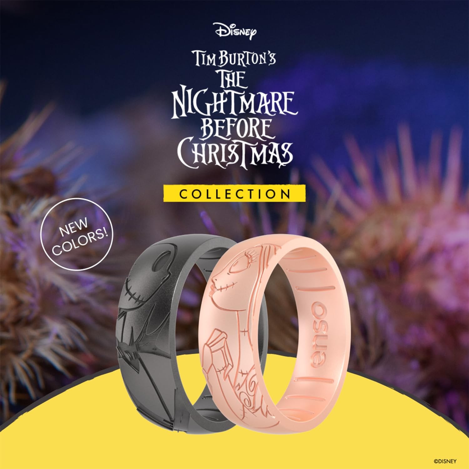 Nightmare Before Christmas PRB Silicone Ring – Comfortable and Flexible Desig…