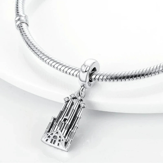 La Sagrada Familia Charm For Bracelet, Spain Charm, Barcelona Charm