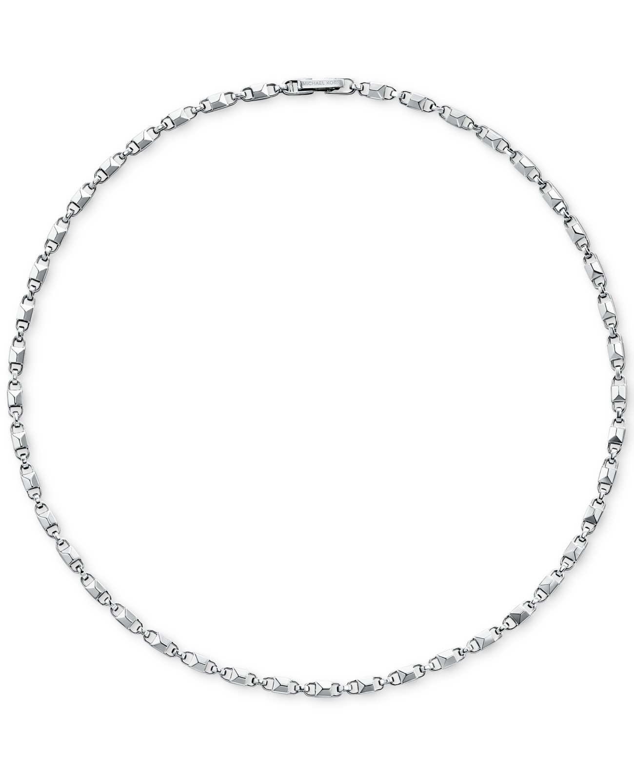 Michael Kors Women’s Mercer Link Sterling Silver Necklace, 16in (40cm)