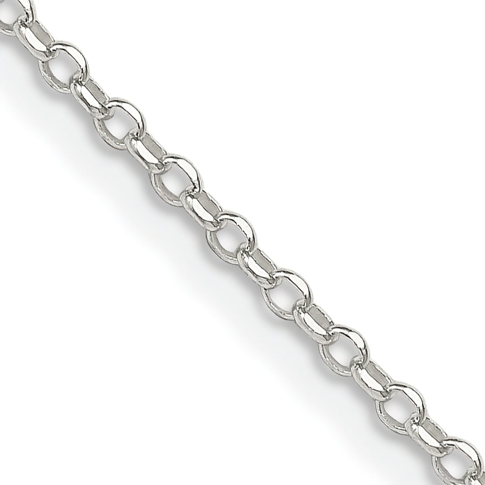 Sterling Silver 1.75mm 8 Side Diamond Cut Cable Chain 20″