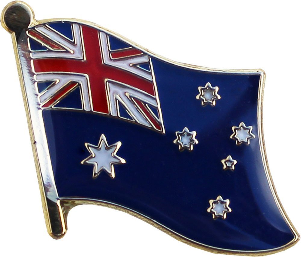Australia Country Flag Bike Motorcycle Hat Cap lapel Pin