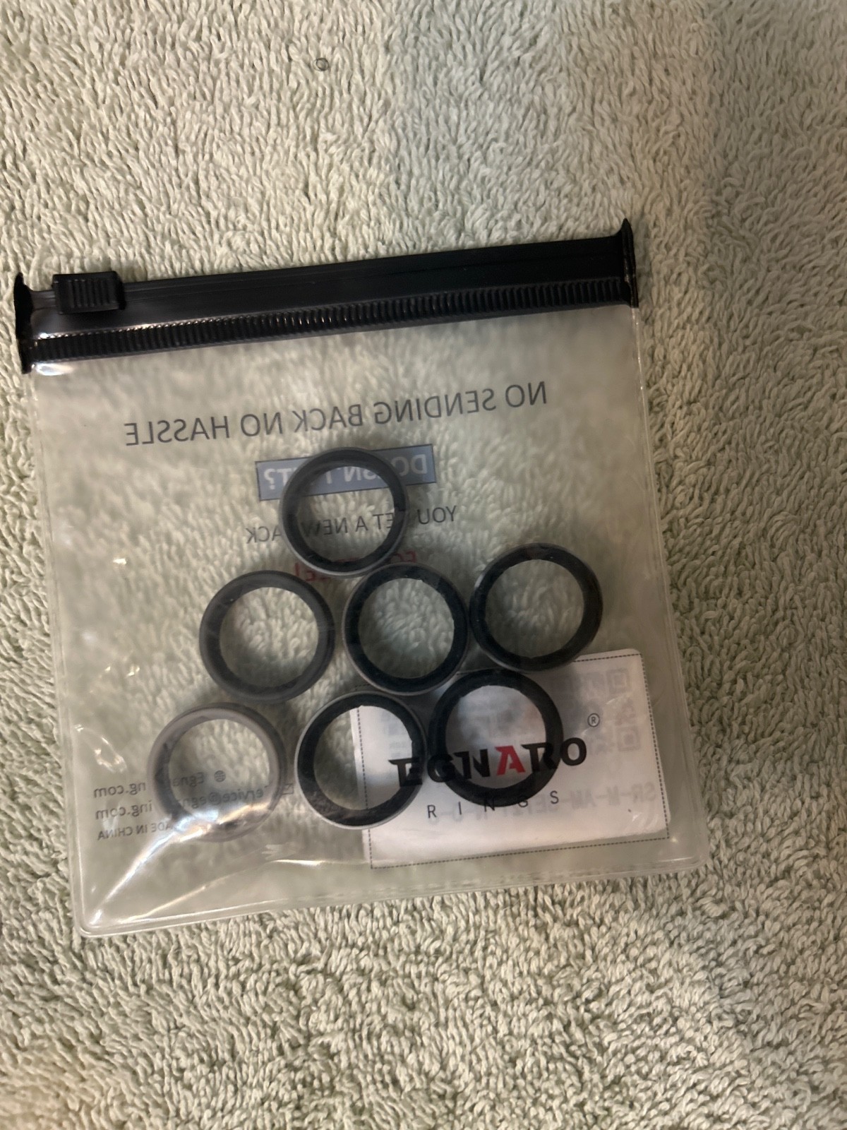 EGNARO RINGS LOT OF 6 : Size’s 16,15, (2)14. 6