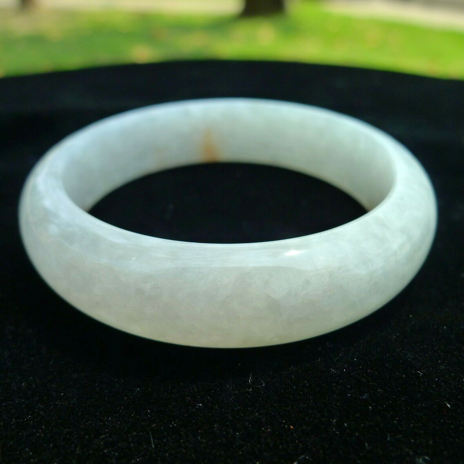 【JadeiteBird】53mm Certified 100% Natural Grade A Jadeite Jade Bangle Bracelet