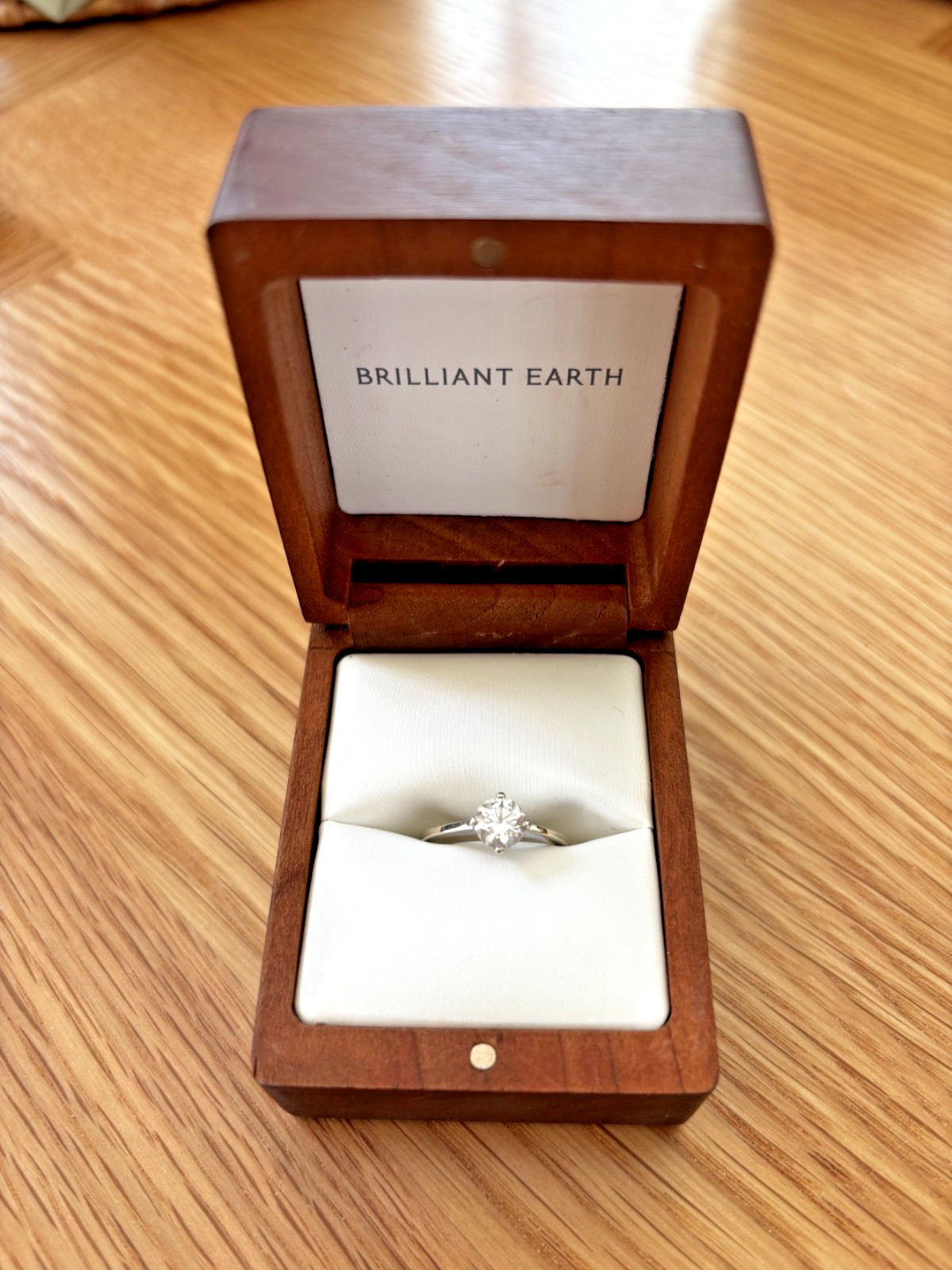 Brilliant Earth .75 carat diamond ring