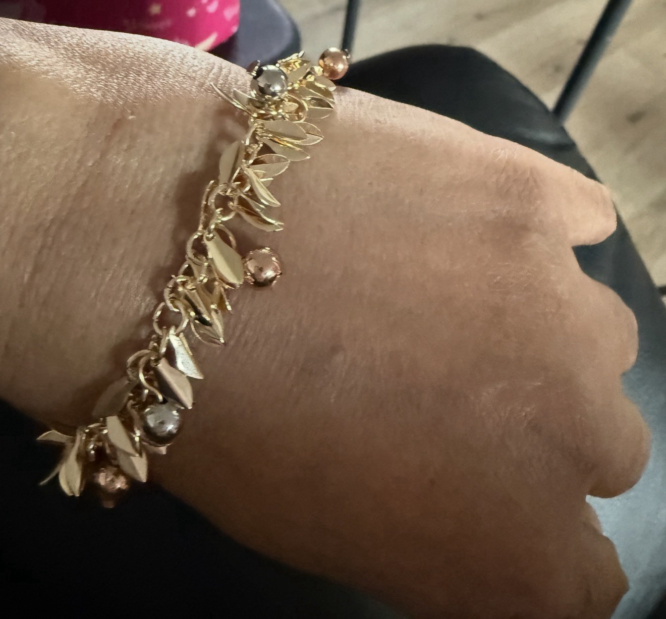 None tarnish none fadeCharm Dangle Adjustable Cable Chain Anklet Lobster Closure