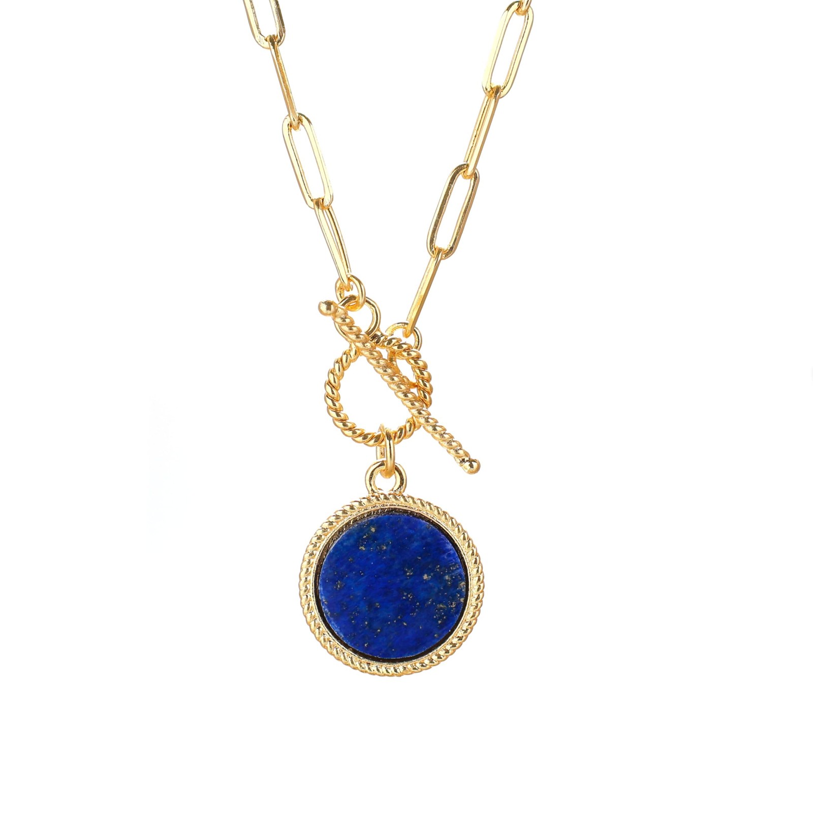 Gempires Handcrafted Lapis Lazuli Pendant Necklace for Women Natural Gemstone…