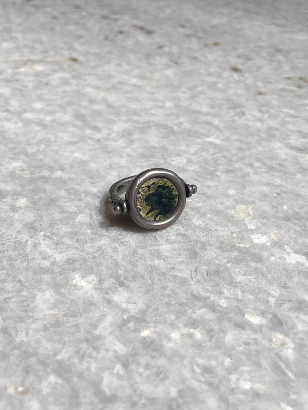 Authentic Masada Coin Ring, 925 Silver, Coin Jewelry, Rare Coin , Coin Ring ,