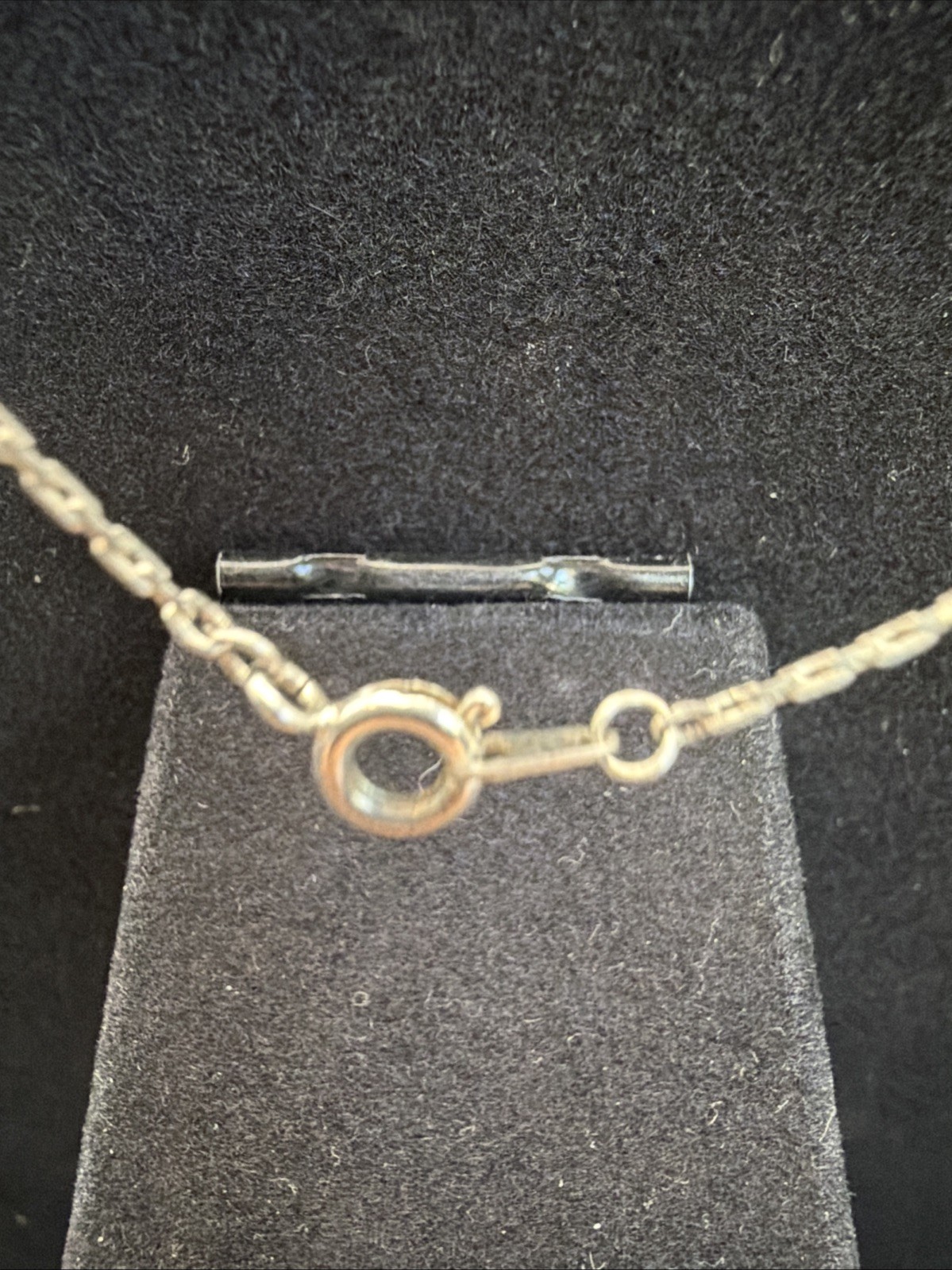 741. Silver Plated Link Necklace 23 In