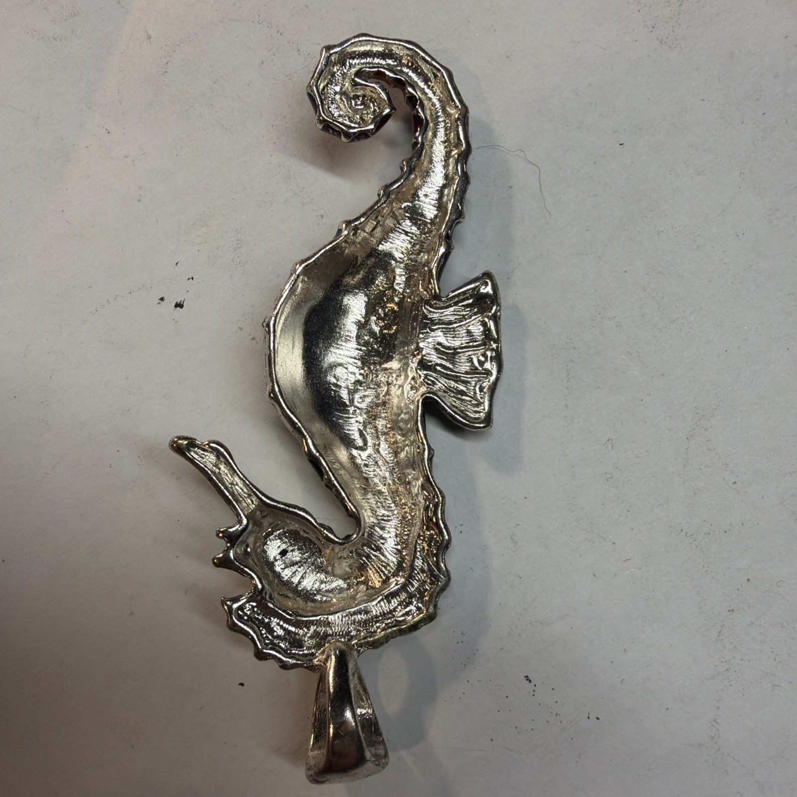 Sea Horse Necklace Enamel Crystal Pendant Seahorse Beach Jewelry 0248