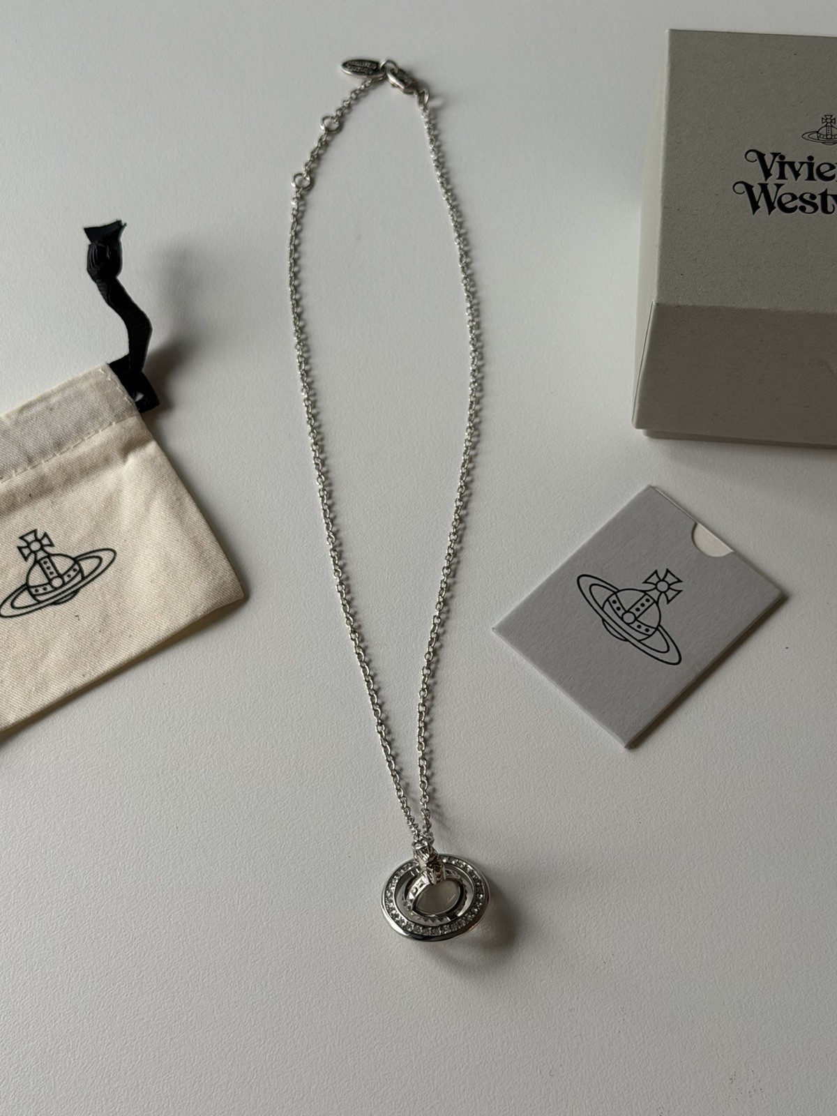 VW Orb Pendant Necklace – Silver