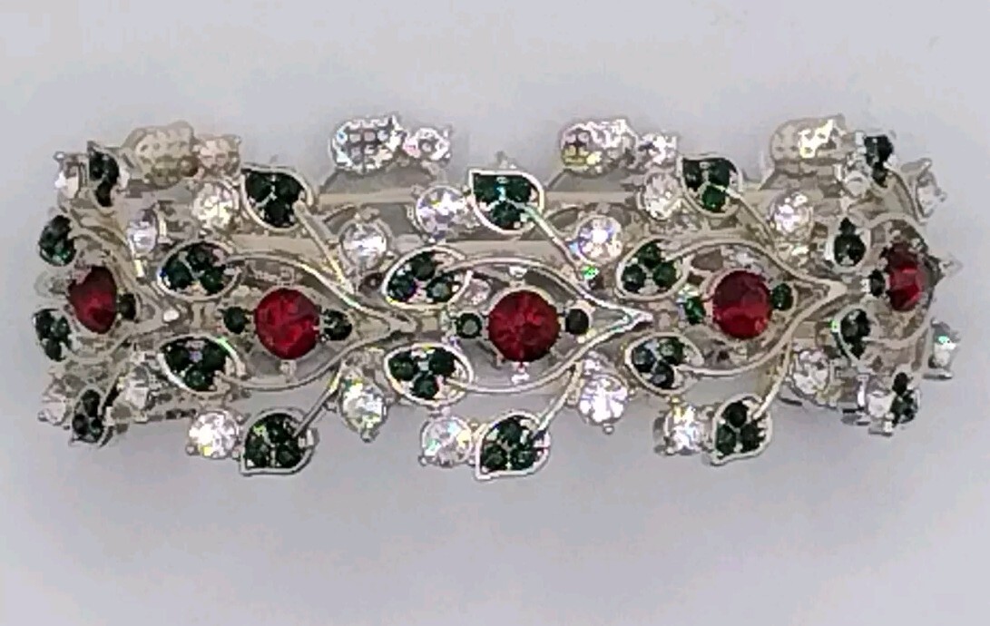 The Danbury Mint Stretch Bracelet ~ The Cherry Blossom ~ Pink, Purple & White
