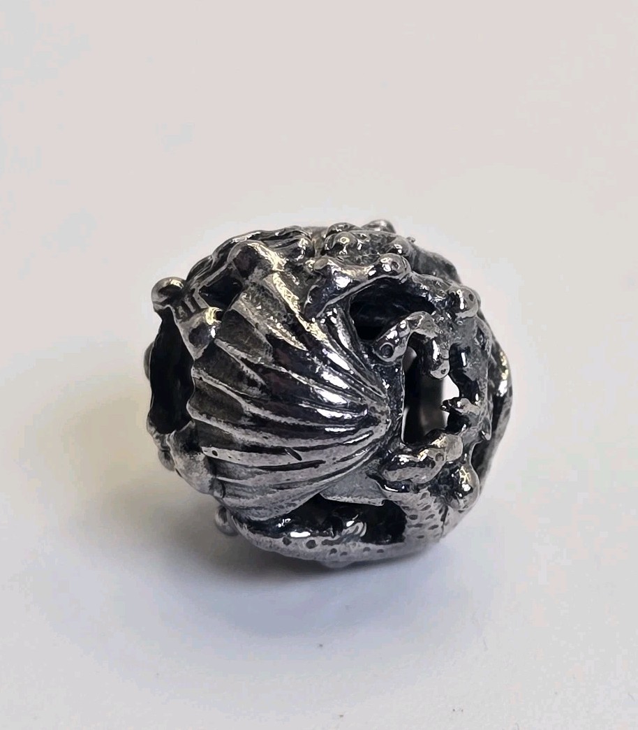 Trollbeads Treasures Sterling Silver Ocean Treasures Bead Starfish Shell Charm