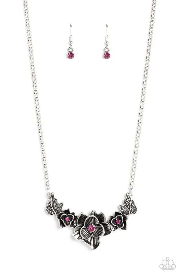 Paparazzi BOTANICAL BREEZE – Pink Necklace 🌈NWT