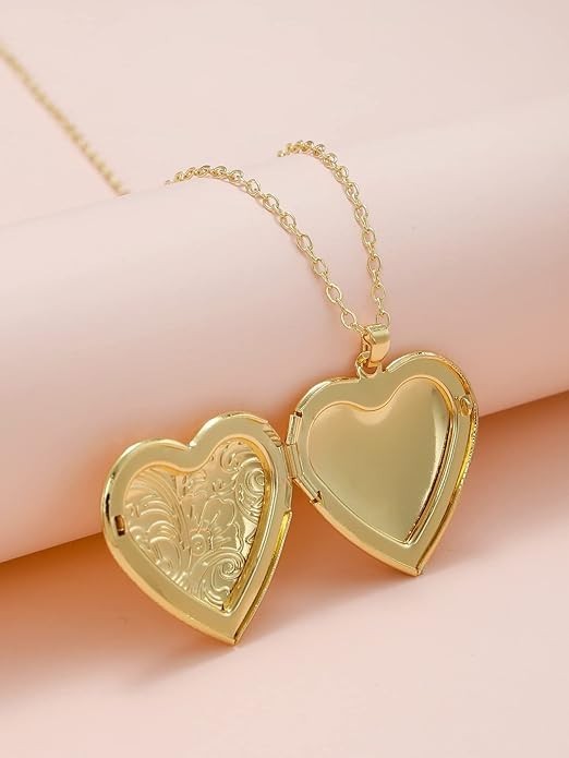 Collares 14K Collar Con Pendiente de Corazon Joyeria Fina Regalos para Mujeres