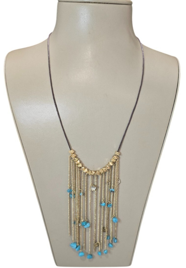 Tommy Bahama Women’s Graduated Chain Fringe Necklace NWT MSRP $58