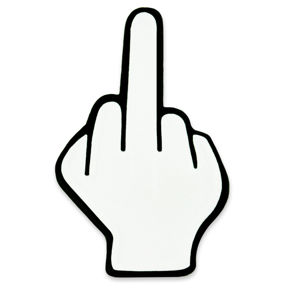 PinMart’s Middle Finger Fun Cute Enamel Lapel Pin