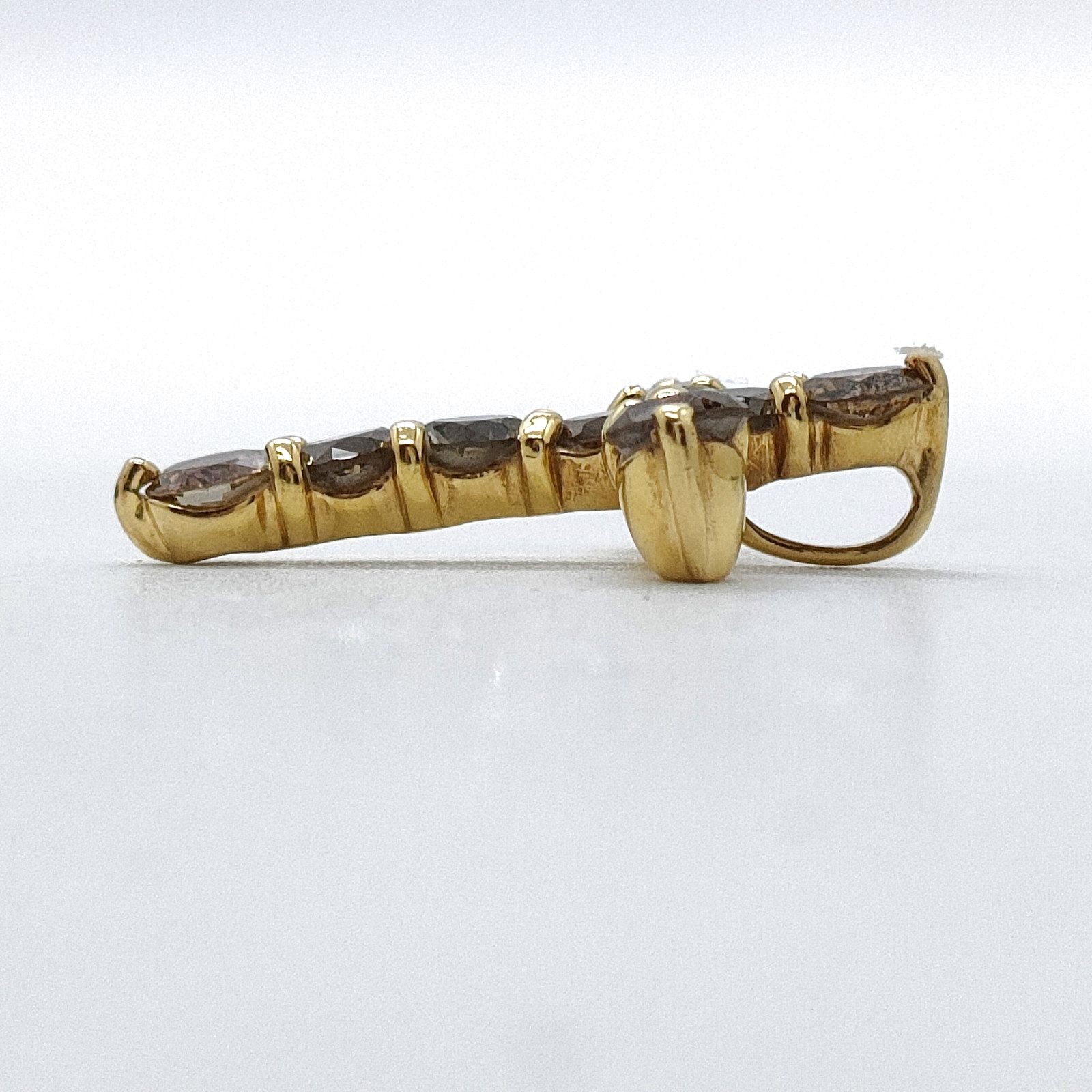 Jewelry Pendant Head Natural Diamond 2ct Gold 3294963