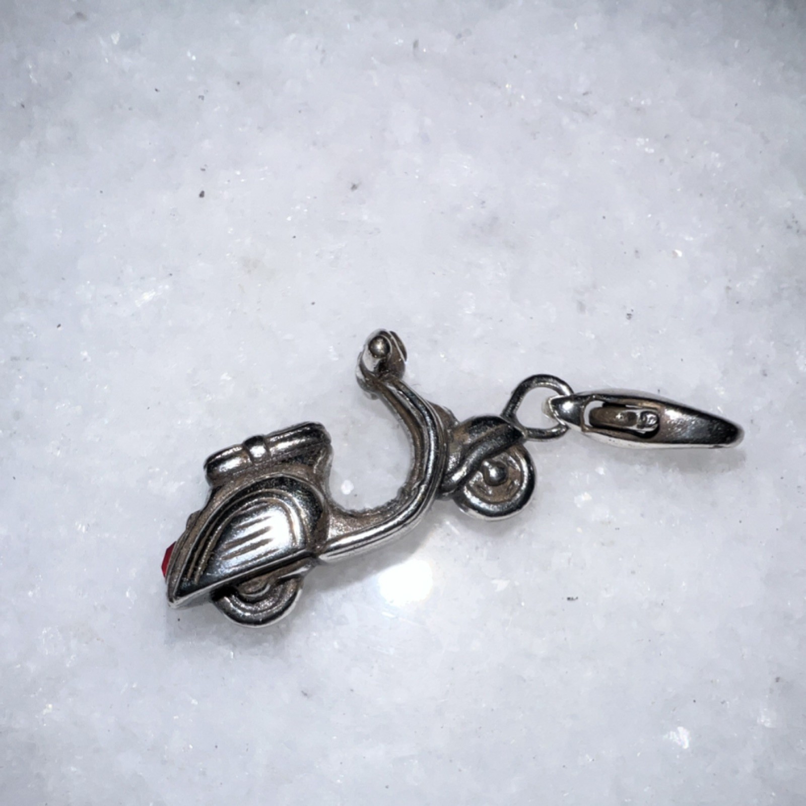 Brighton Silver Scooter Snap Charm Stone Metal Vehicles Transportation J94902