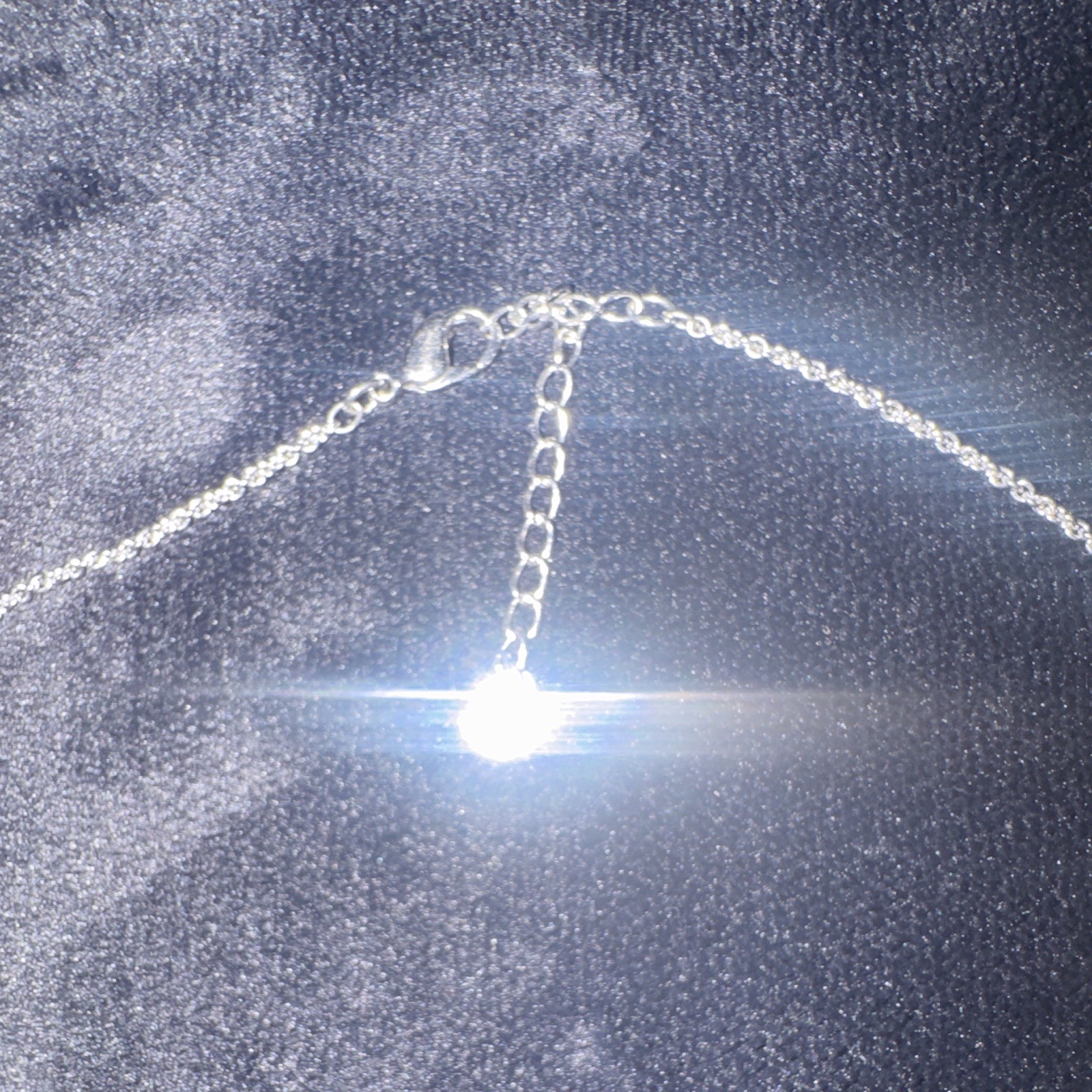 Silver Swarovski necklace